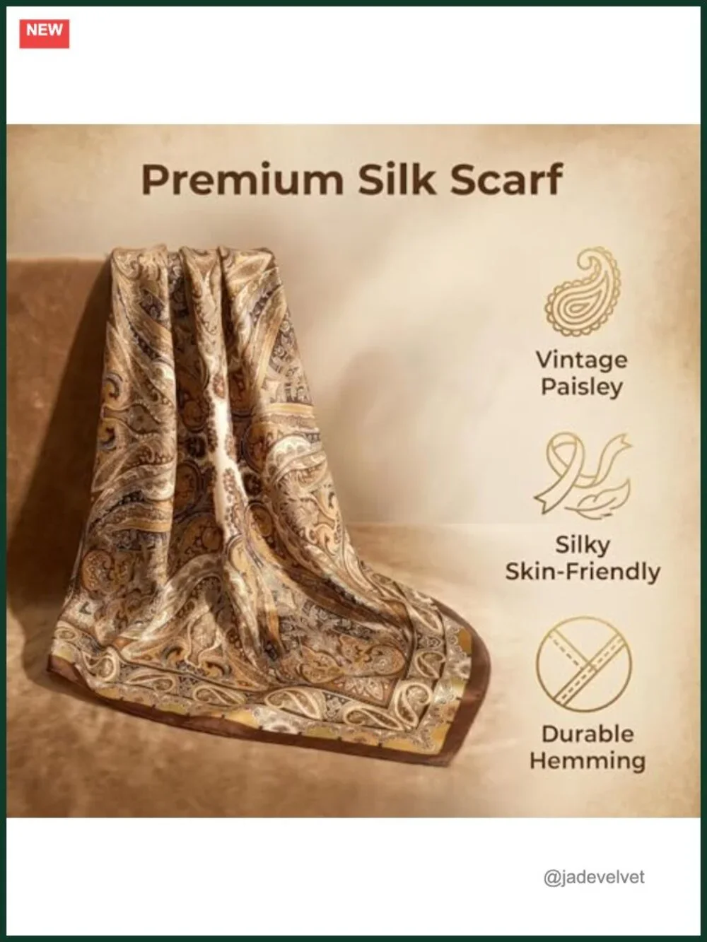 Satin Scarf Square Hair Bandana Silk Like Headscarf Women Accessories Fashion